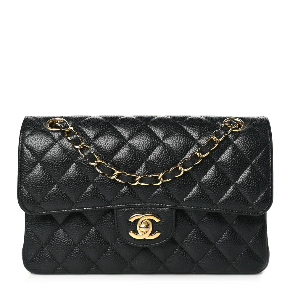 Chanel Jumbo Classic Double Flap Bag Lambskin Baby Pink & black