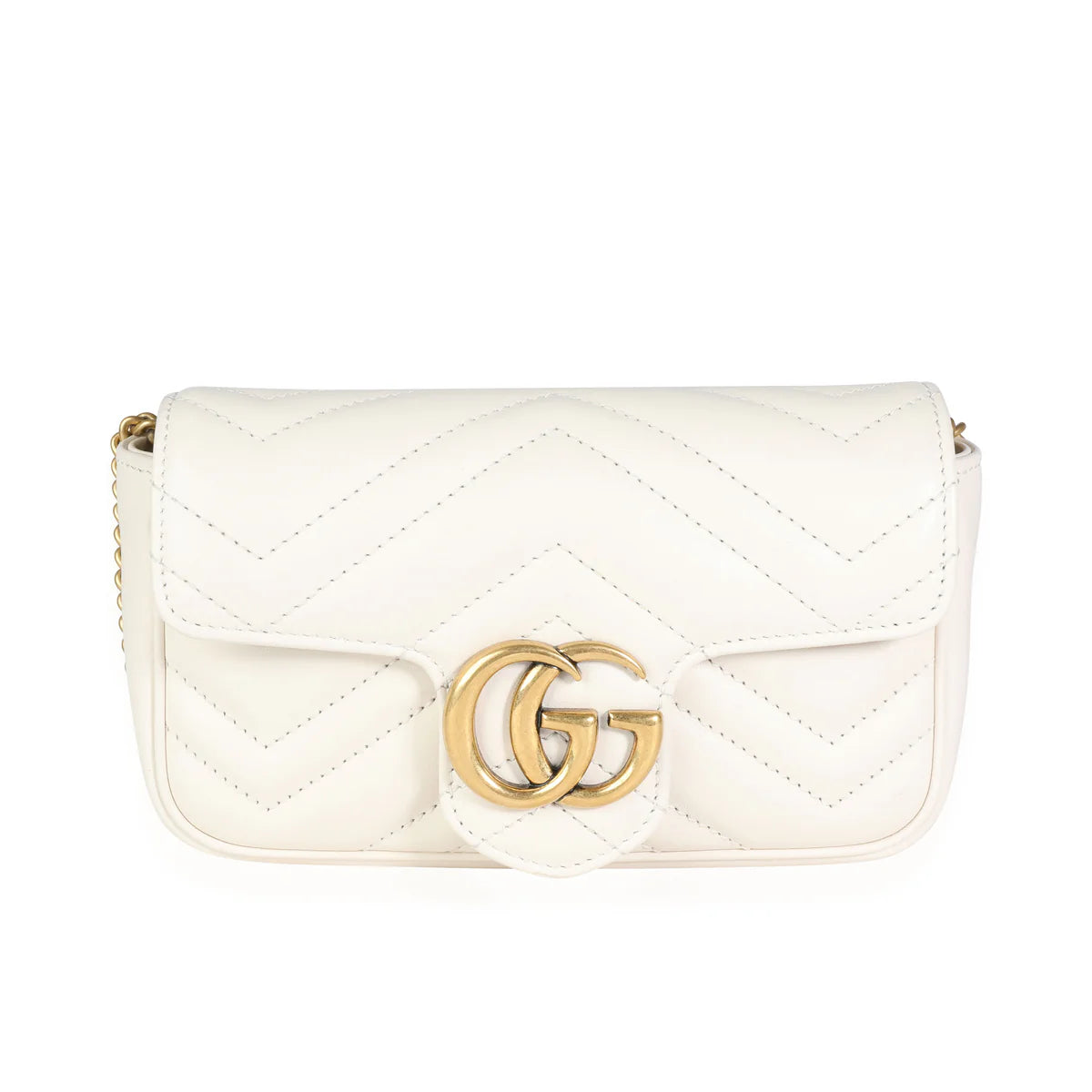 GUCCI MARMONT Mini - WHITE AND BLACK