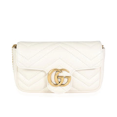 GUCCI MARMONT Mini - WHITE AND BLACK