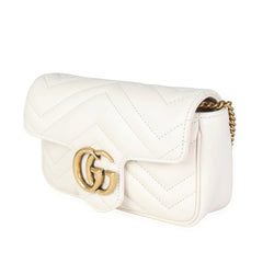 GUCCI MARMONT Mini - WHITE AND BLACK