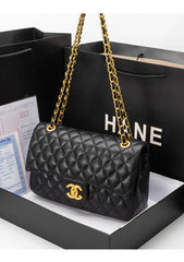Chanel Camellia Crush Flap Bag – Black White Burgundy  (Medium)