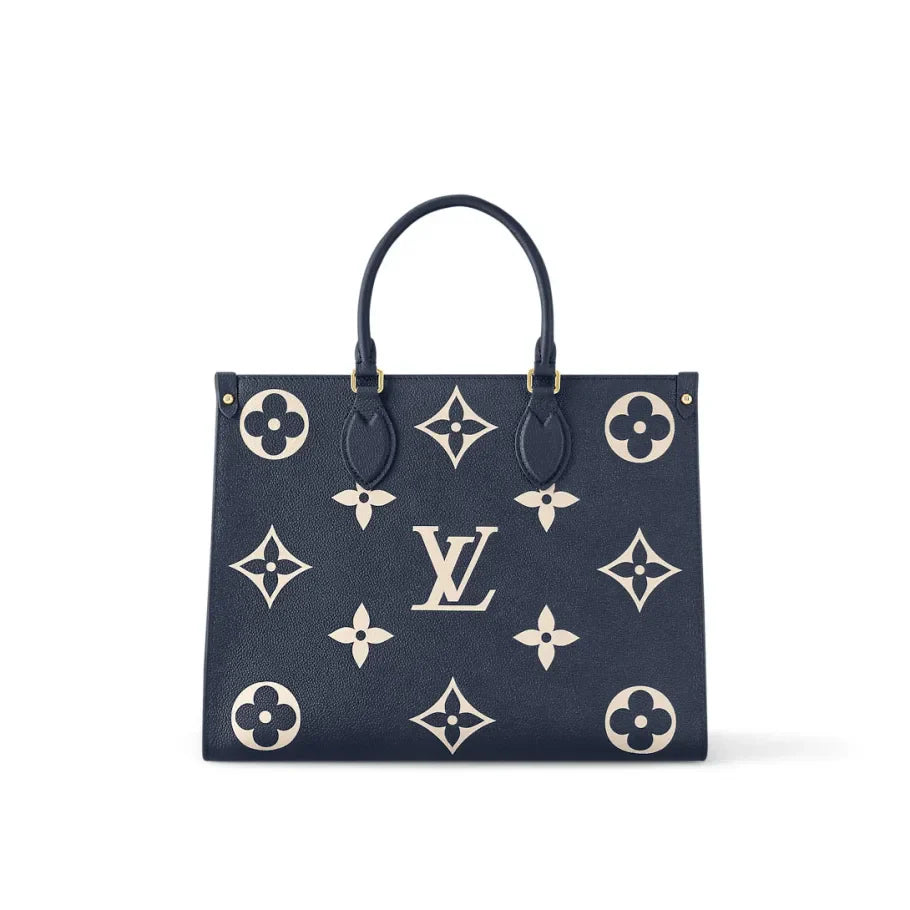 LV OnTheGo MM Bicolor Monogram Empreinte Leather