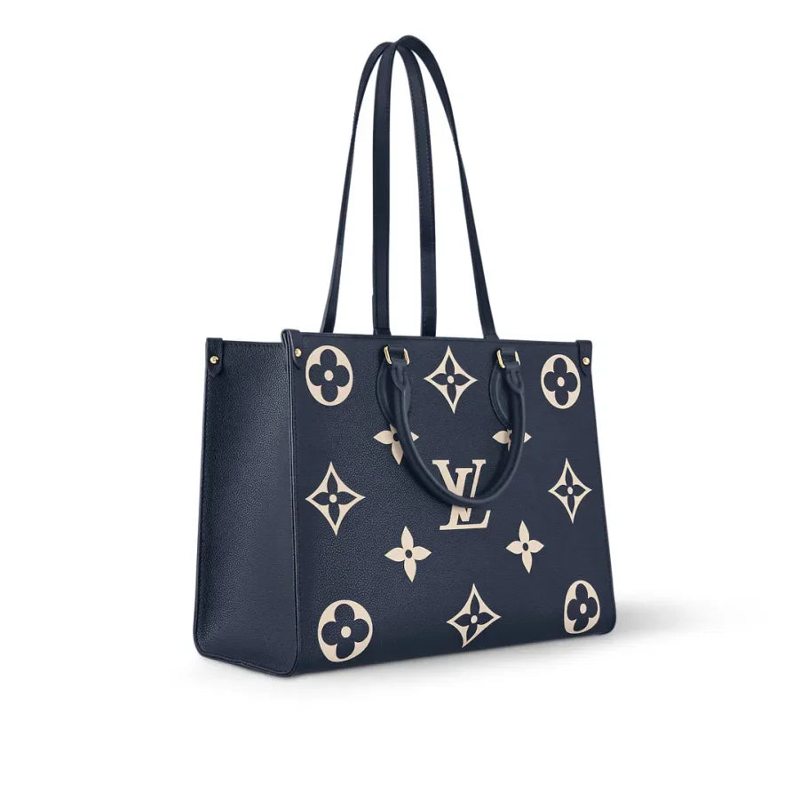 LV OnTheGo MM Bicolor Monogram Empreinte Leather