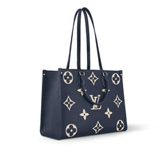 LV OnTheGo MM Bicolor Monogram Empreinte Leather