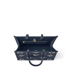 LV OnTheGo MM Bicolor Monogram Empreinte Leather