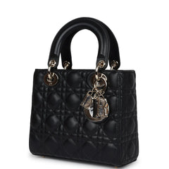 DIOR Small Lady Dior My ABCDior Bag- Black