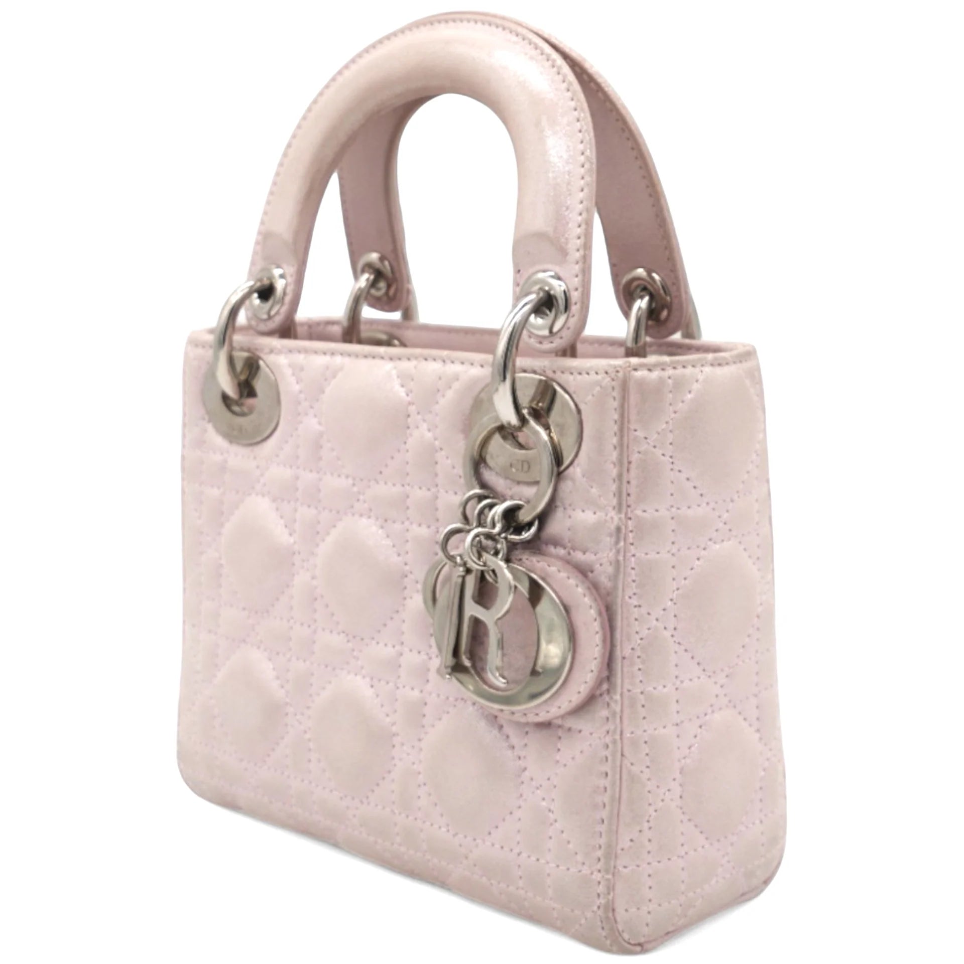 DIOR Small Lady Dior My ABCDior Bag- Pink