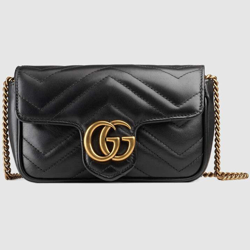GUCCI MARMONT Mini - WHITE AND BLACK