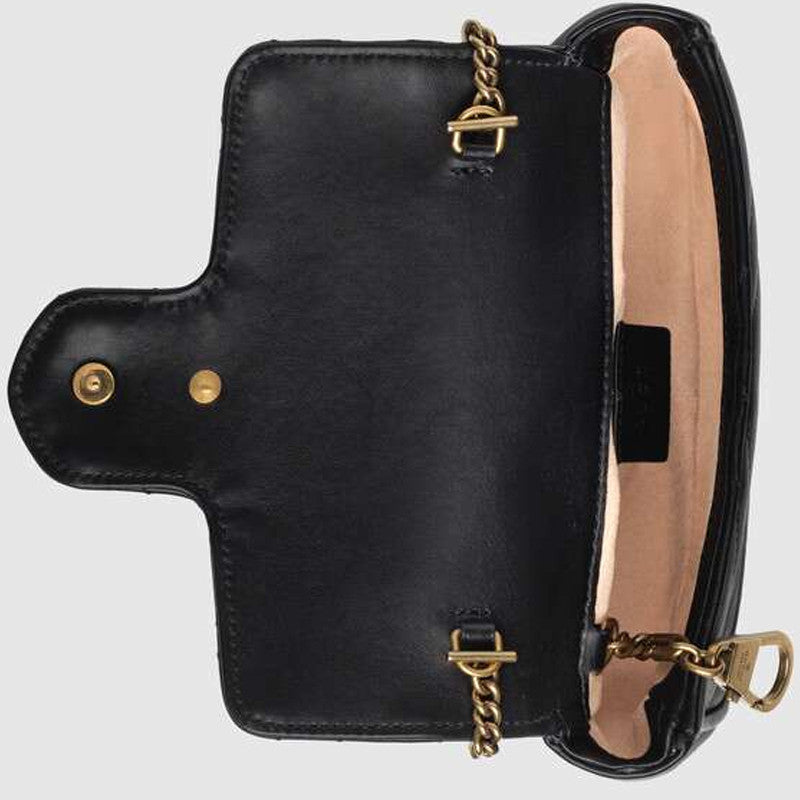 GUCCI MARMONT Mini - WHITE AND BLACK